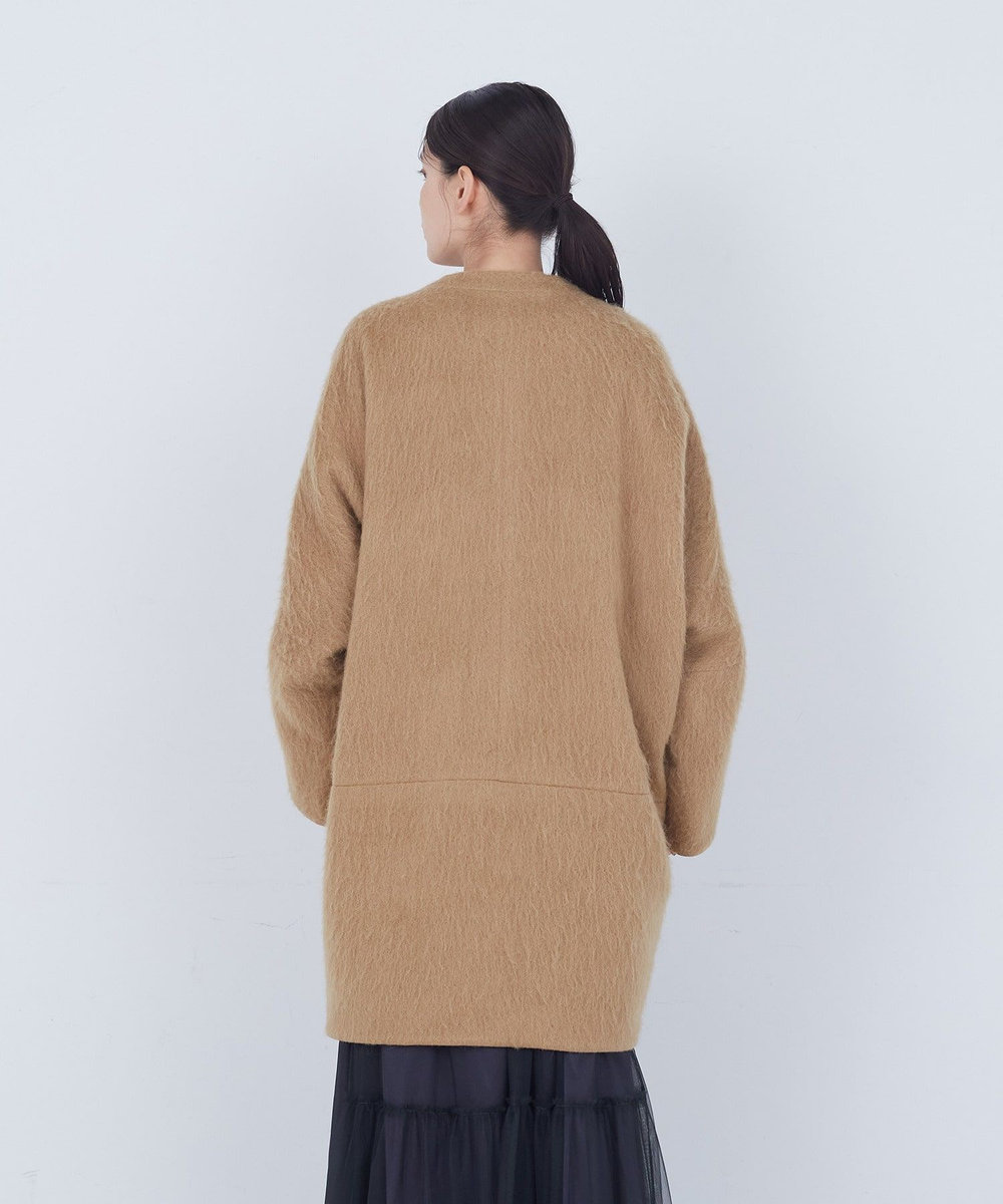 ADIEU TRISTESSE ノーカラーコート ベージュ