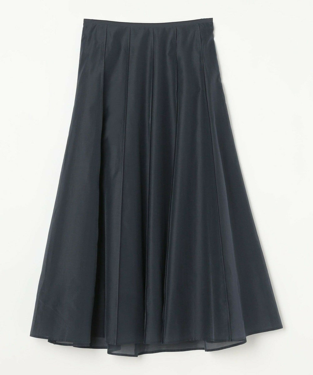 L'EQUIPE COUTURIER C/SEオーガンジースカート ネイビー