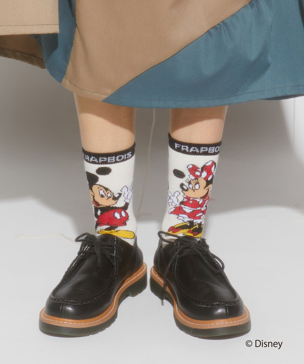 FRAPBOIS ペアーソックス FRAPBOIS＜MICKEY MOUSEコレクション＞ ホワイト