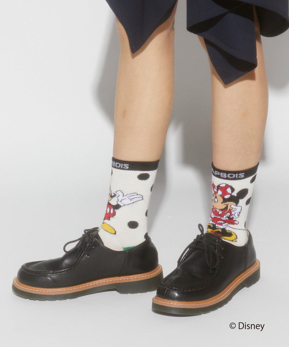 FRAPBOIS ペアーソックス FRAPBOIS＜MICKEY MOUSEコレクション＞ ホワイト