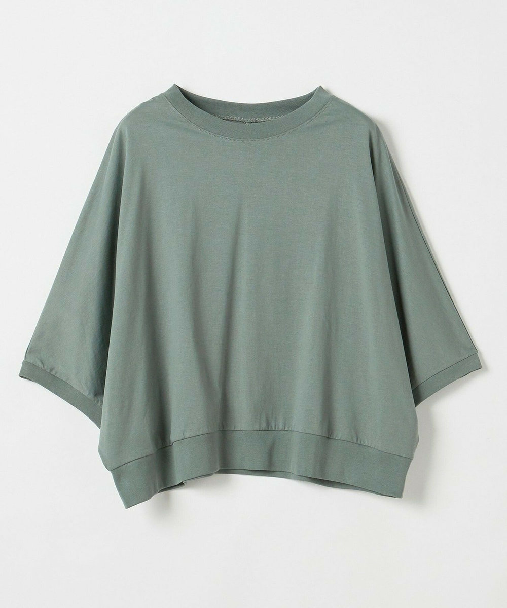 ADIEU TRISTESSE 60/2天竺Tシャツ ブルーグレー