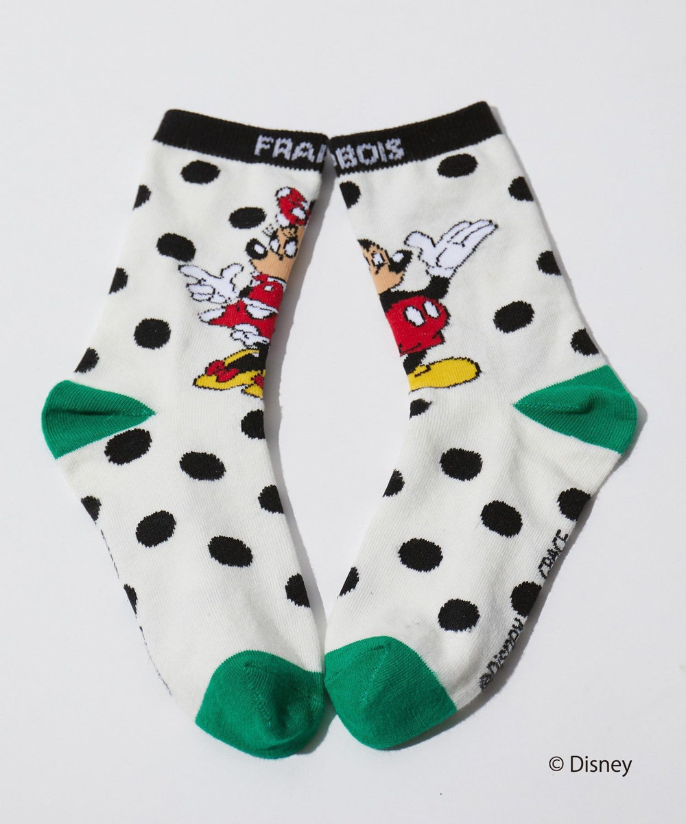 FRAPBOIS ペアーソックス FRAPBOIS＜MICKEY MOUSEコレクション＞ ホワイト
