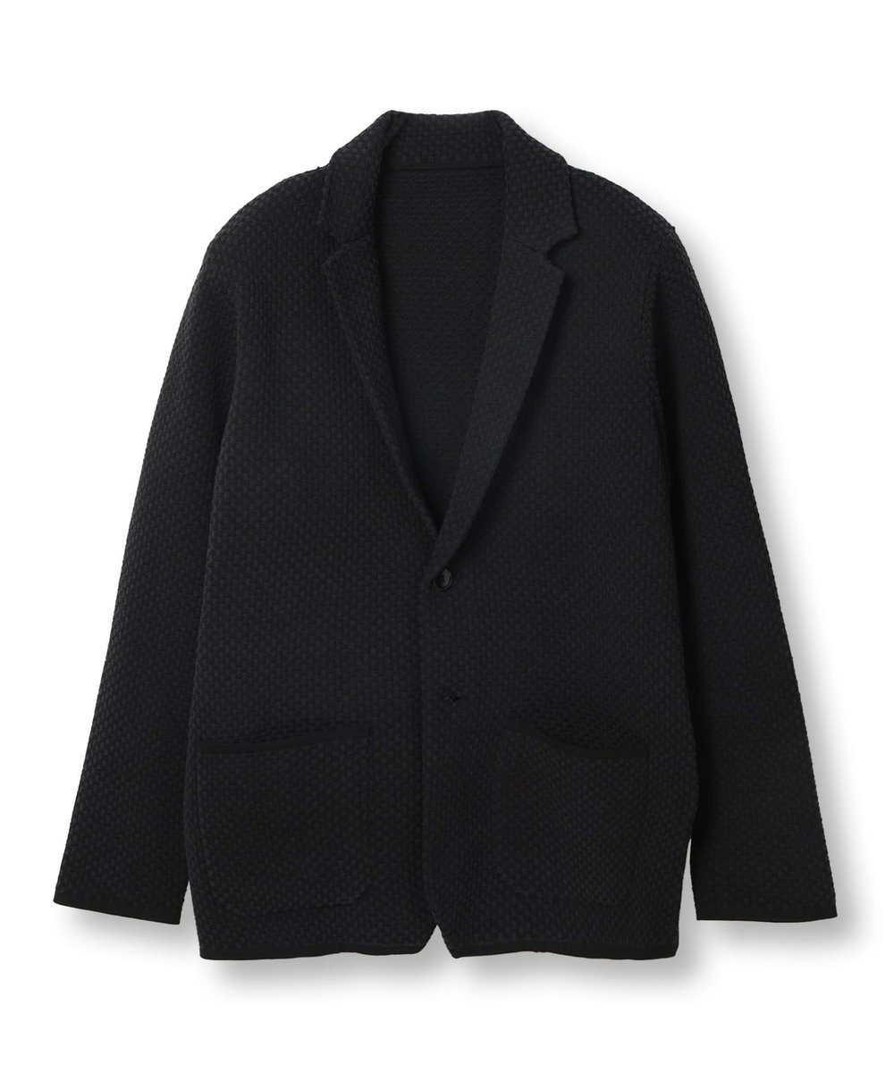 MEN'S BIGI 【ACTIVE TAILOR】モール混ニットジャケット ブラック