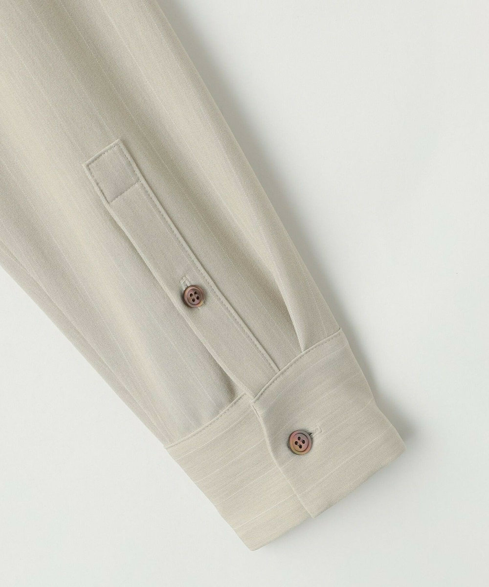 MOGA Collection MOGA Collection ストライプアシンメトリープリーツワンピース ベージュ