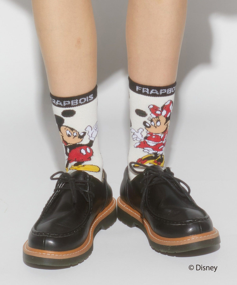 FRAPBOIS ペアーソックス FRAPBOIS＜MICKEY MOUSEコレクション＞ ホワイト
