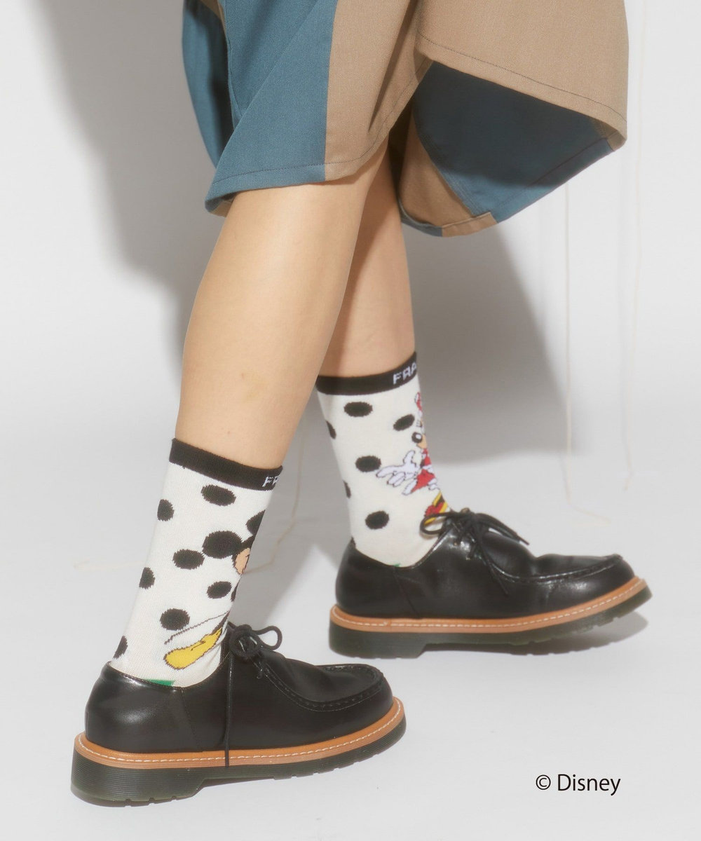 FRAPBOIS ペアーソックス FRAPBOIS＜MICKEY MOUSEコレクション＞ ホワイト