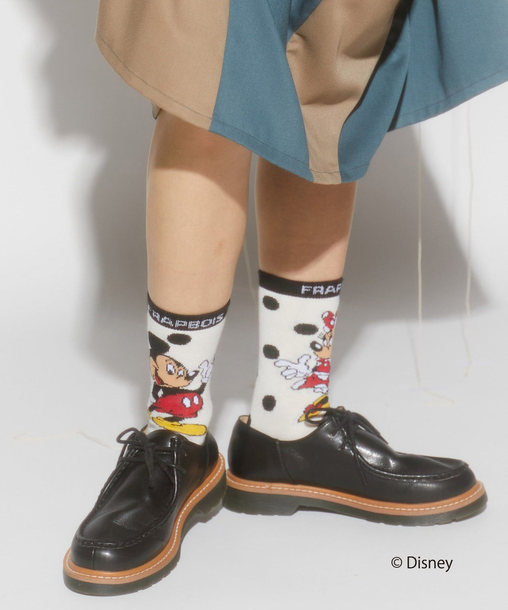 FRAPBOIS ペアーソックス FRAPBOIS＜MICKEY MOUSEコレクション＞ ホワイト