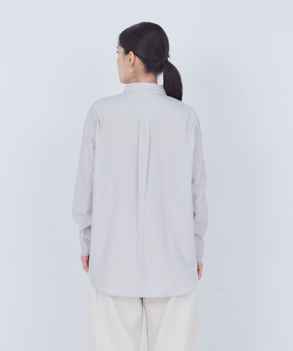 ADIEU TRISTESSE 袖口ピンタックシャツ グレー系その他