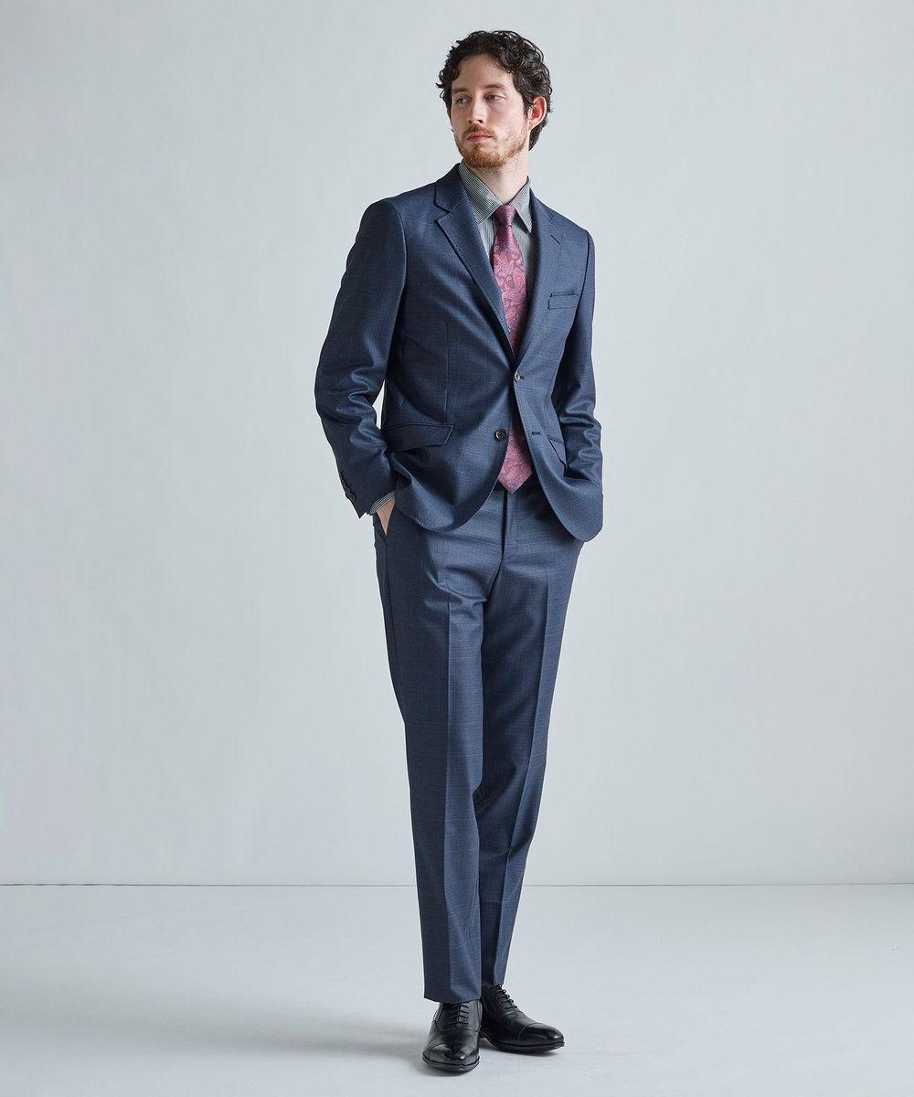 MEN'S BIGI 【TIE YOUR TIE /タイユアタイ】配色ペイズリー柄ネクタイ ピンク系その他