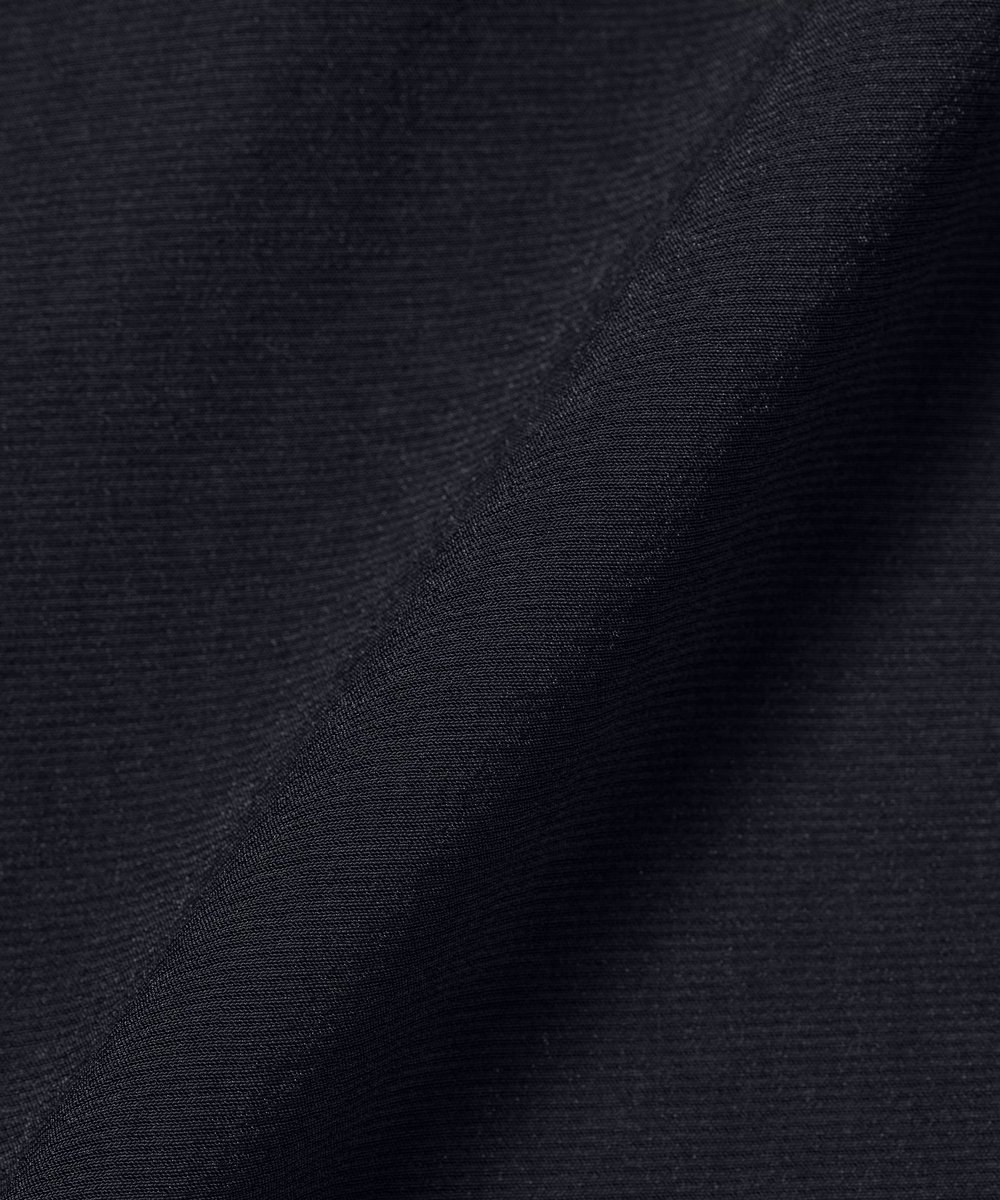 DÉPAREILLÉ SILKY RUFFLE BLOUSE / シルキーラッフルブラウス チャコールグレー