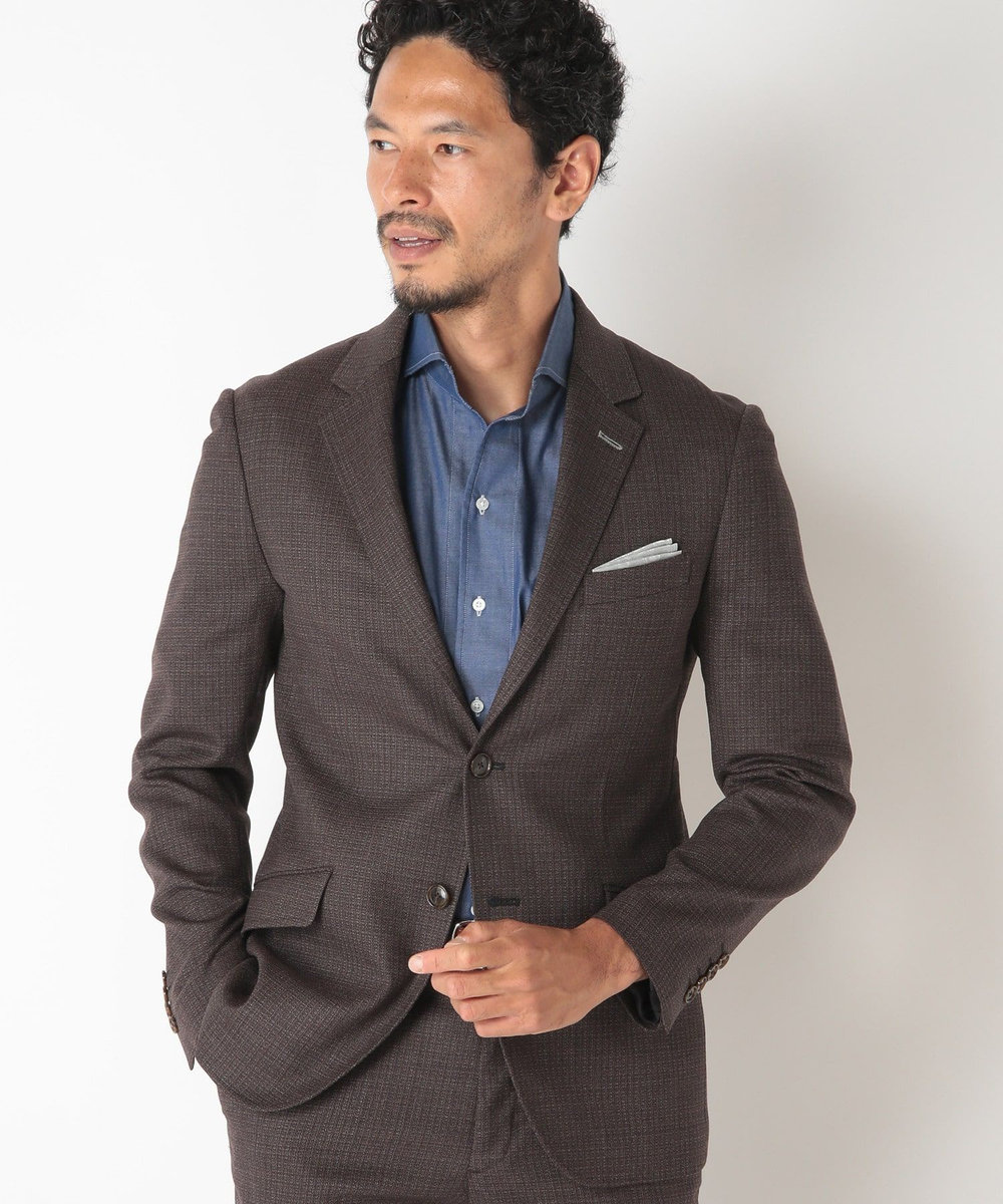 MEN'S BIGI 【ACTIVE TAILOR】アソートストレッチジャケット ブラウン系その他