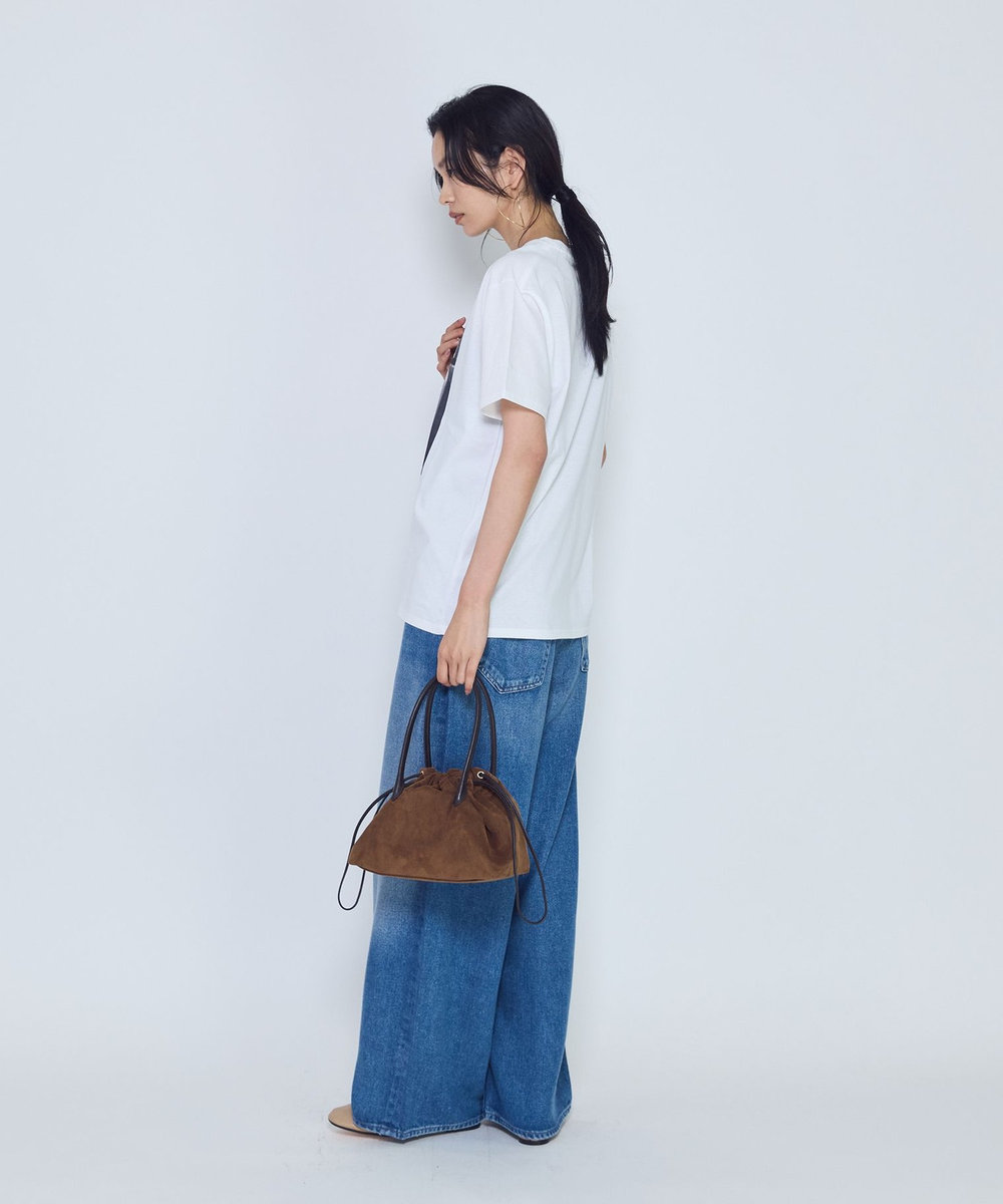 1er Arrondissement ＜COUTURE D'ADAM（クチュール ド アダム）＞“Jane&Serge with Double Decker"T-シャツ（Monochrome・White） ホワイト