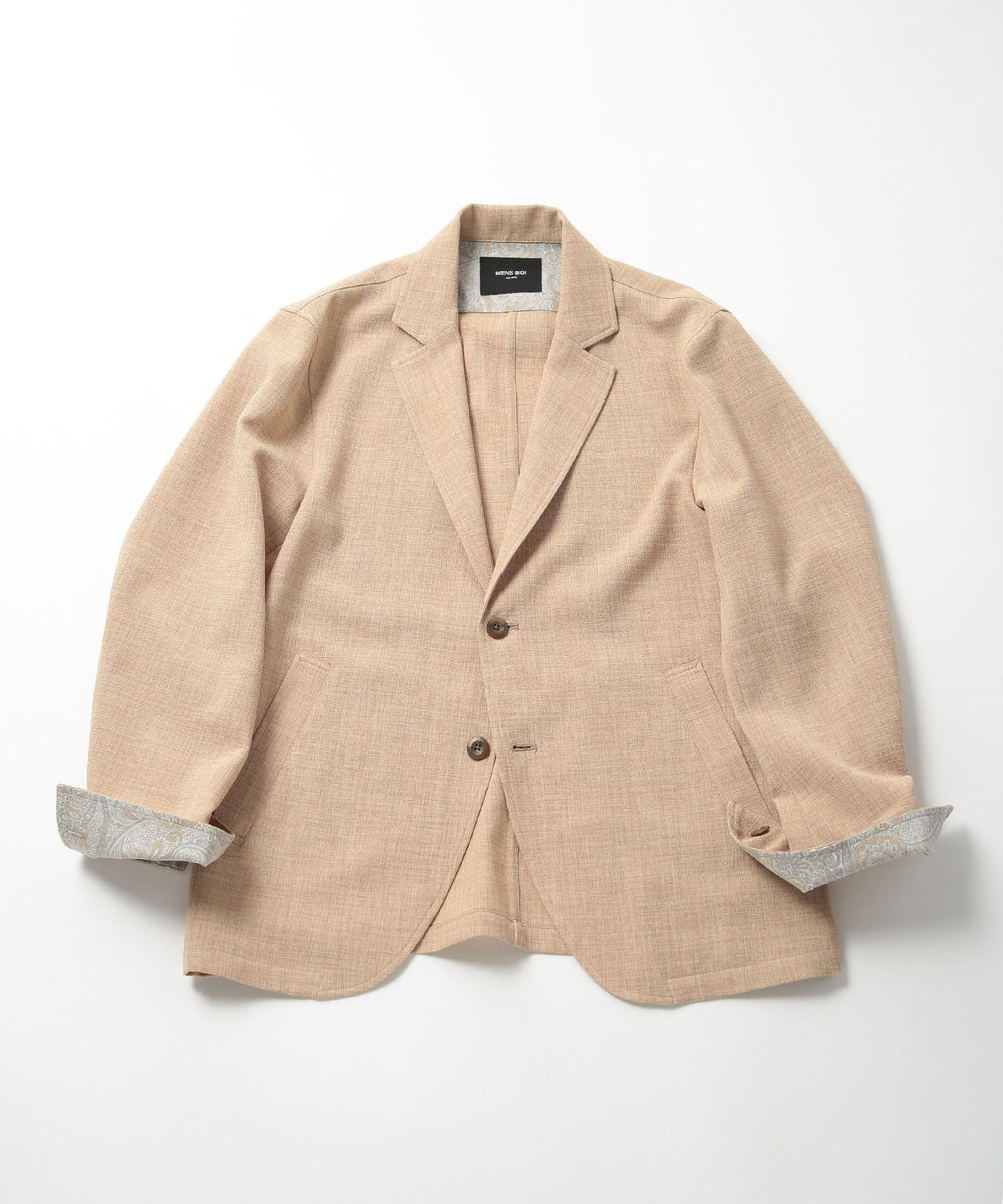 MEN'S BIGI ブッチャーストレッチカジュアルジャケット ベージュ