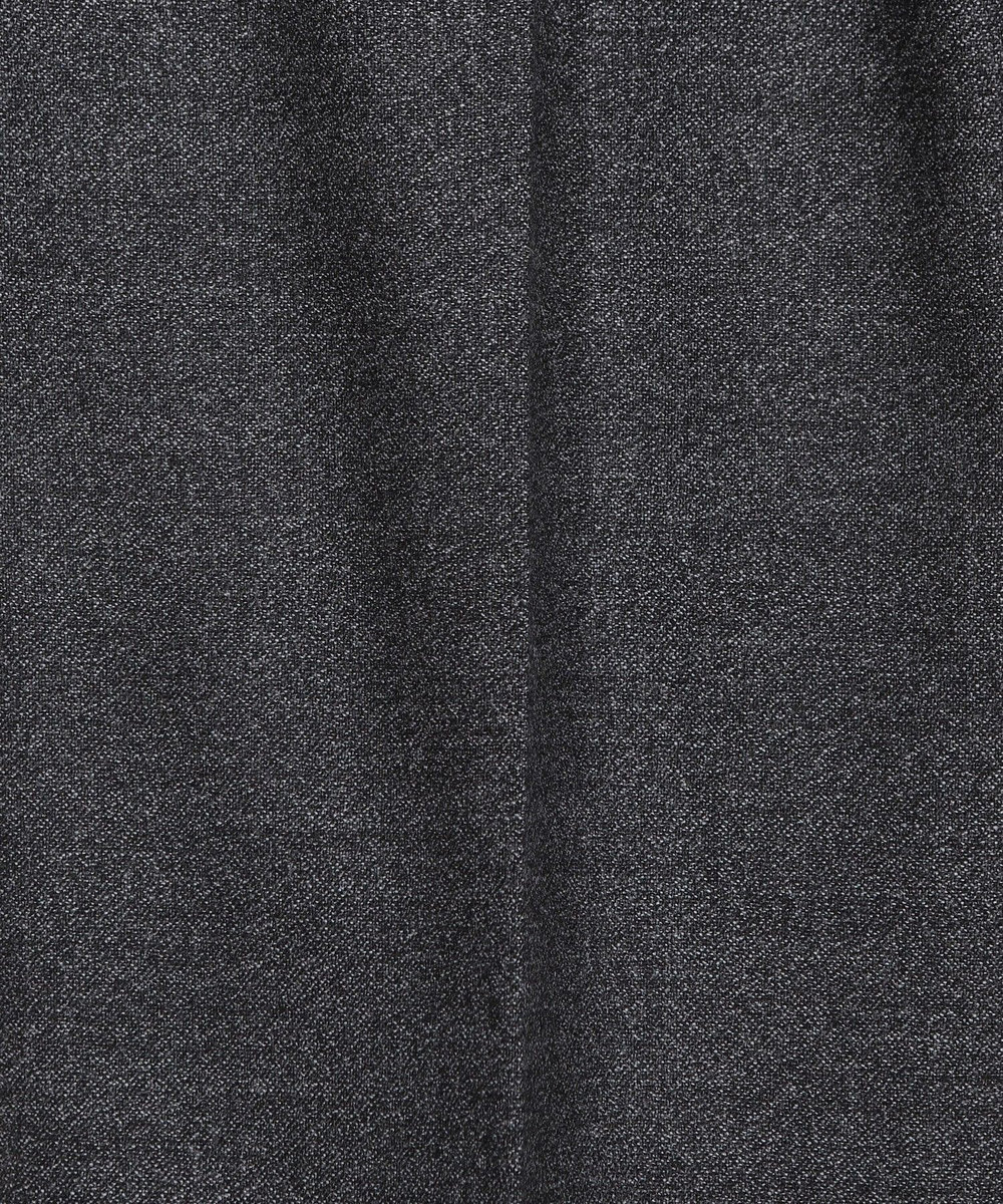 MEN'S BIGI メランジウール 2タックテーパードワイドパンツ グレー