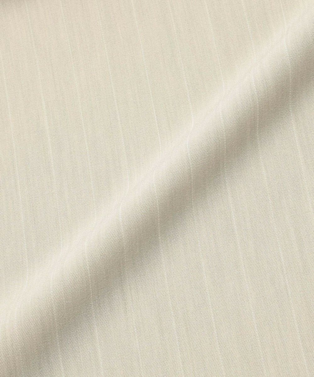 MOGA Collection MOGA Collection ストライプアシンメトリープリーツワンピース ベージュ