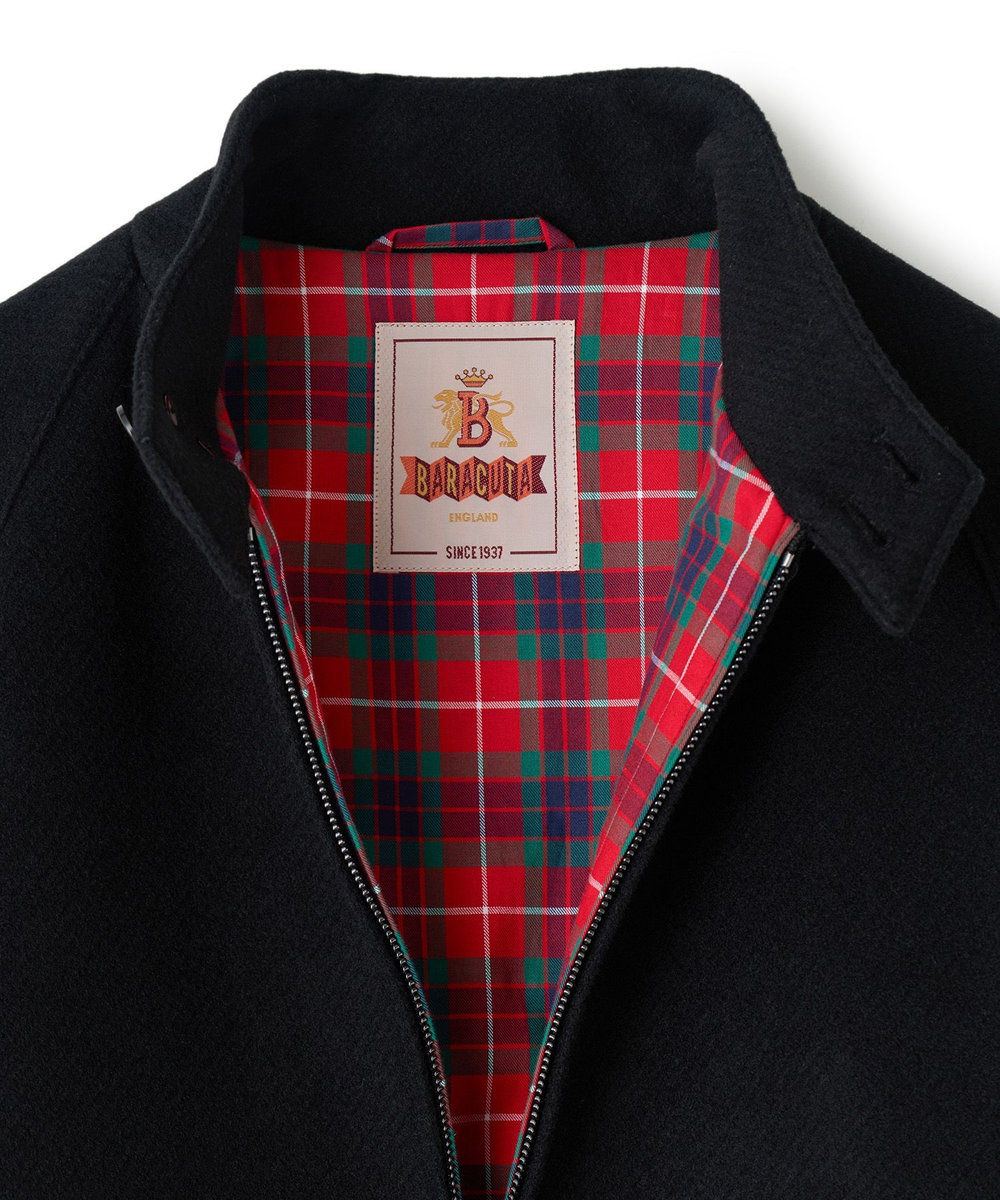 MEN'S BIGI 《別注》BARACUTA ツイルビーバージャージG4ブルゾン ブラック