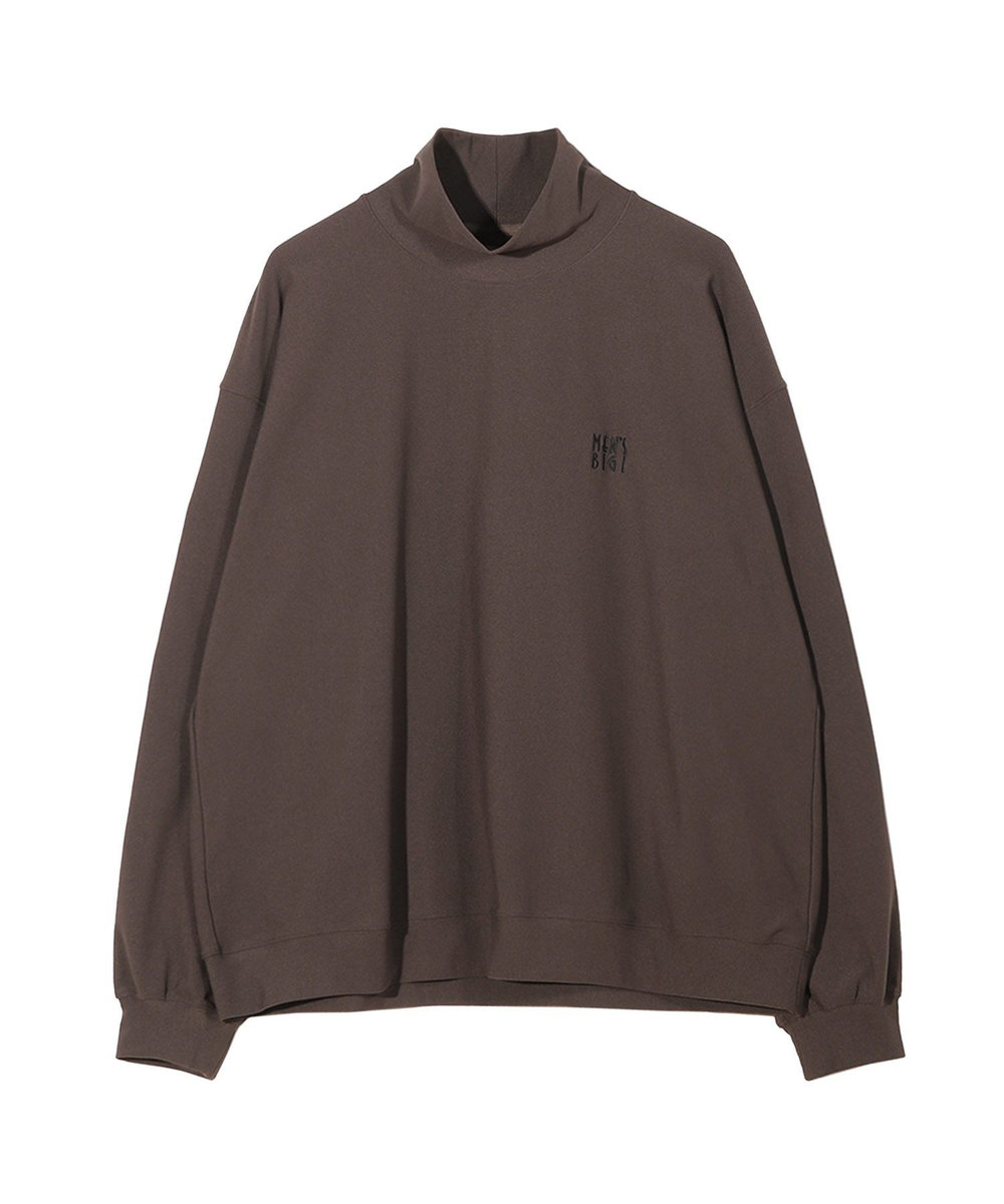 MEN'S BIGI 【50th Anniv . 中田 慎介】NYLON TURTLENECK CUT SEW ブラウン