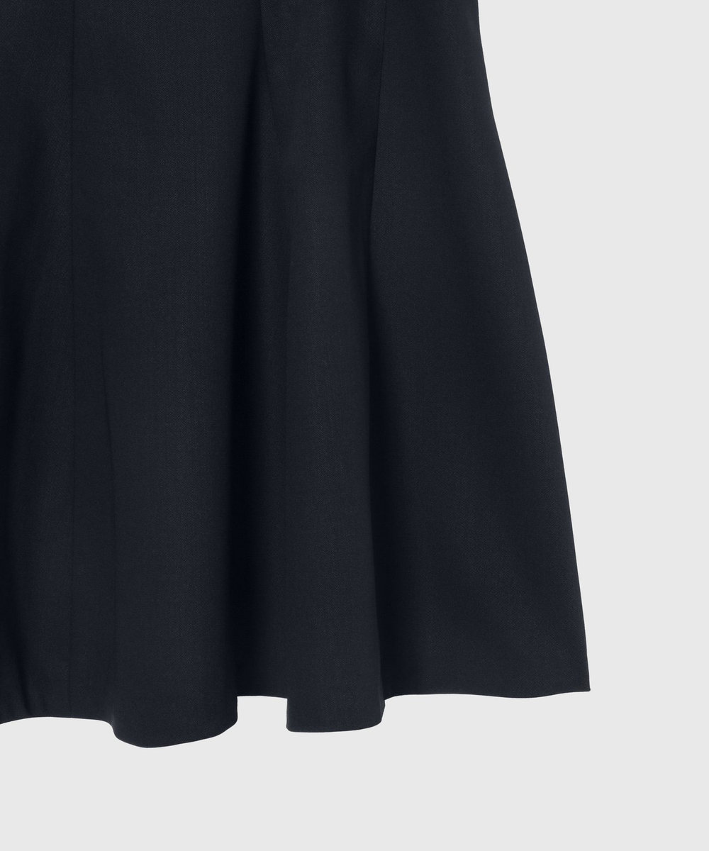 DÉPAREILLÉ WOOL NYLON GABARDINE BUSTIER / ウールナイロンギャバジンビスチェ ネイビー
