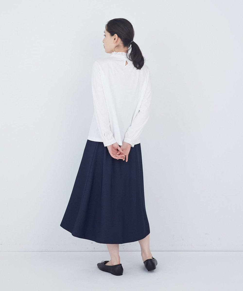 ADIEU TRISTESSE フリルカラーブラウス オフホワイト