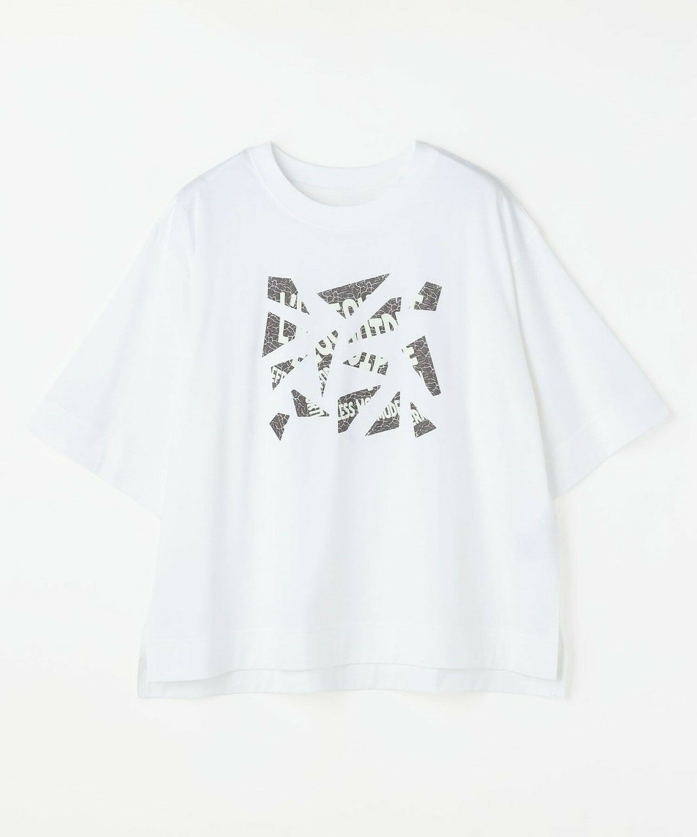 L'EQUIPE ブロークンロゴTシャツ ホワイト