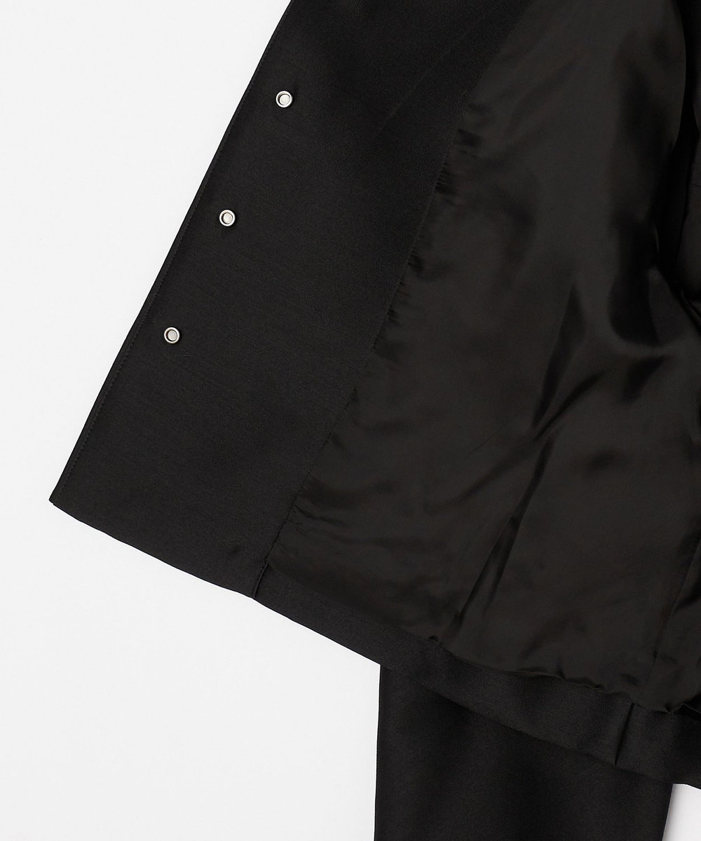 L'EQUIPE COUTURIER シルクウールツイルジャケット ブラック
