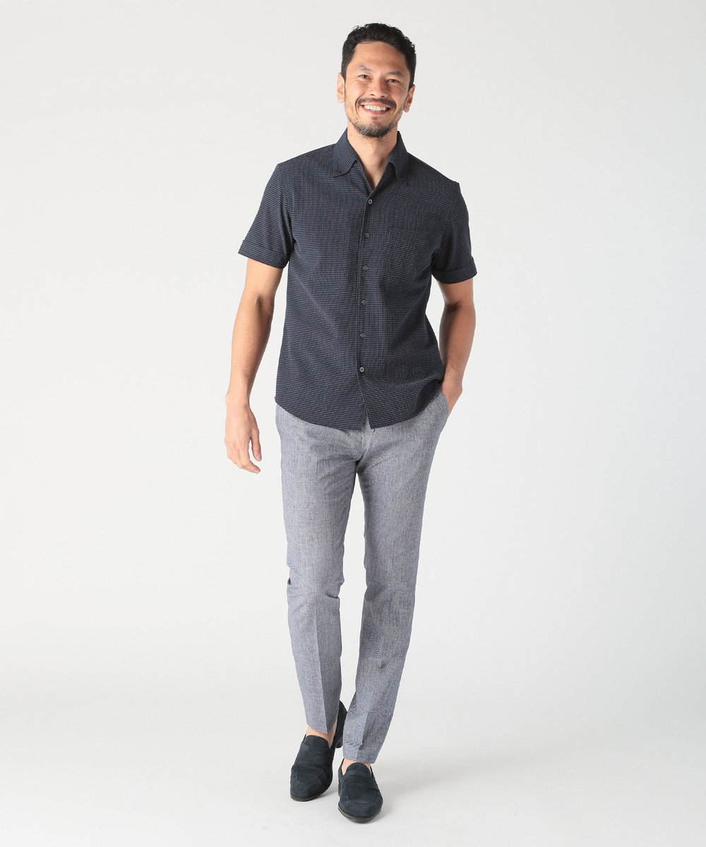 MEN'S BIGI 【ACTIVE TAILOR/アクティブテイラー】カールマイヤーボタンダウンシャツ ネイビー