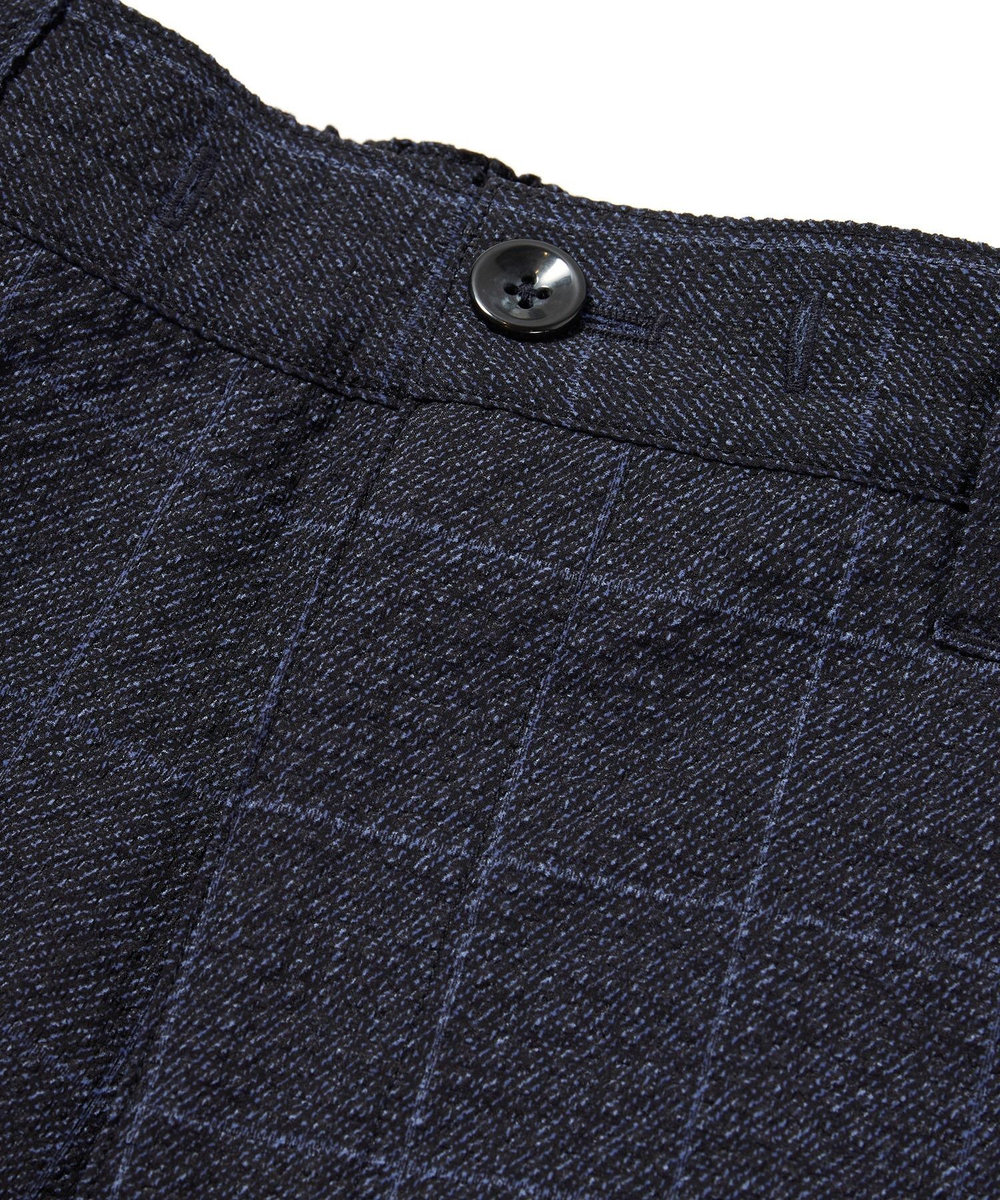 MEN'S BIGI 【ACTIVE TAILOR】3Dサッカープリントイージーパンツ<セットアップ対応> ネイビー