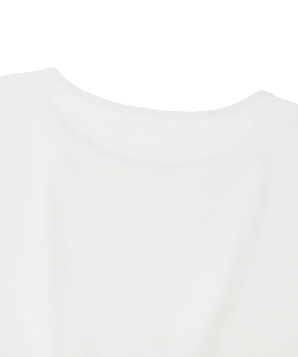 Julier 【定番】Ecocoベア天竺チュニック/エコ・UVカット・吸汗速乾・ハイストレッチ・ホットヨガ対応・ラッシュガード ホワイト