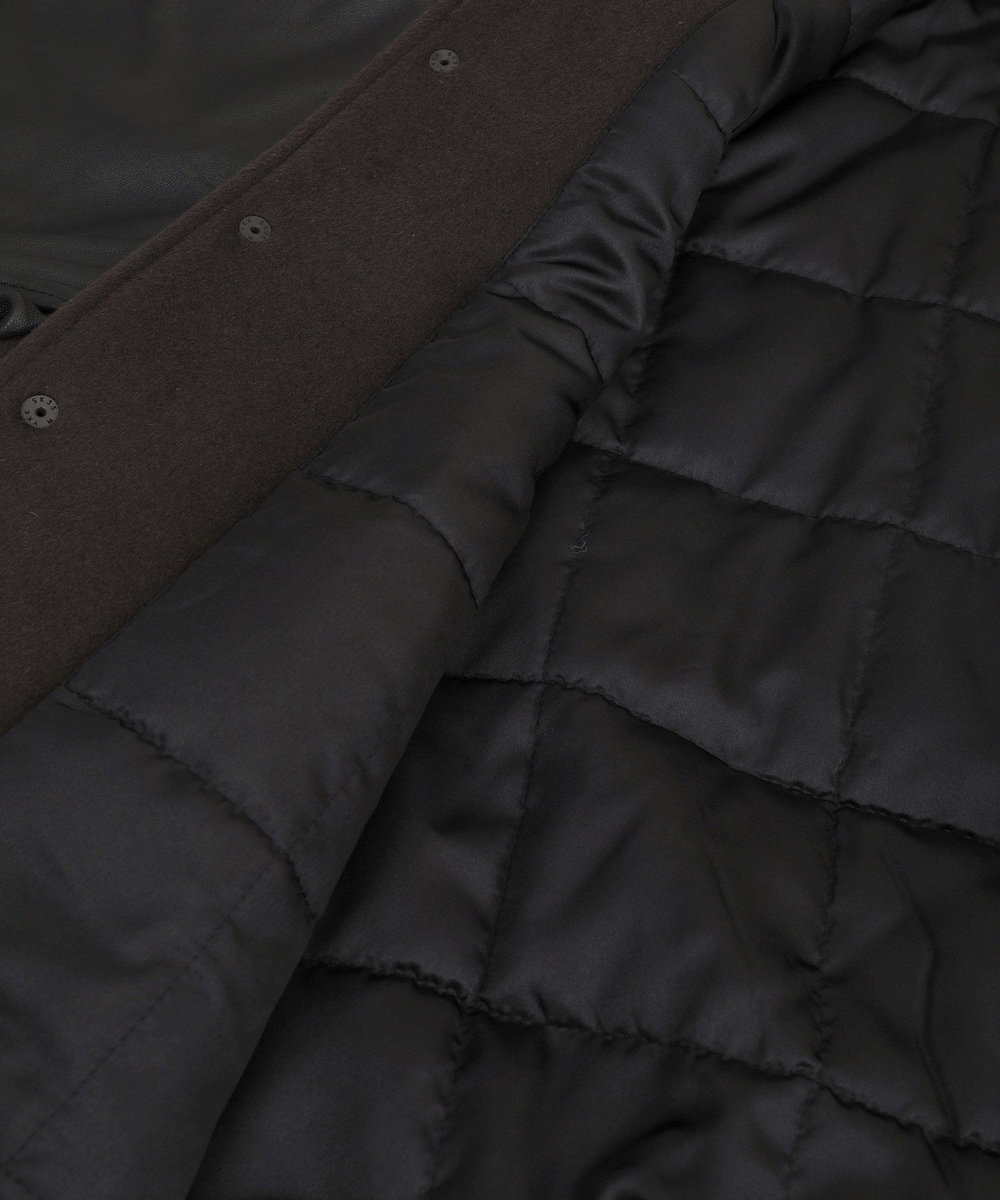 MEN'S BIGI 【50th Anniv . 中田 慎介】WOOL MELTON STADIUM JAMPER ブラウン