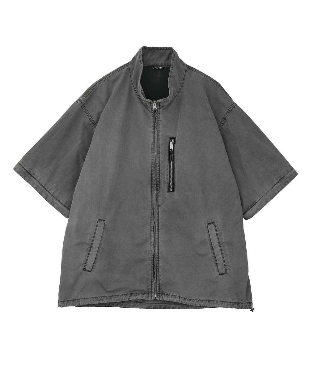 MEN'S BIGI 2WAYフェードスタンドブルゾン ブラック