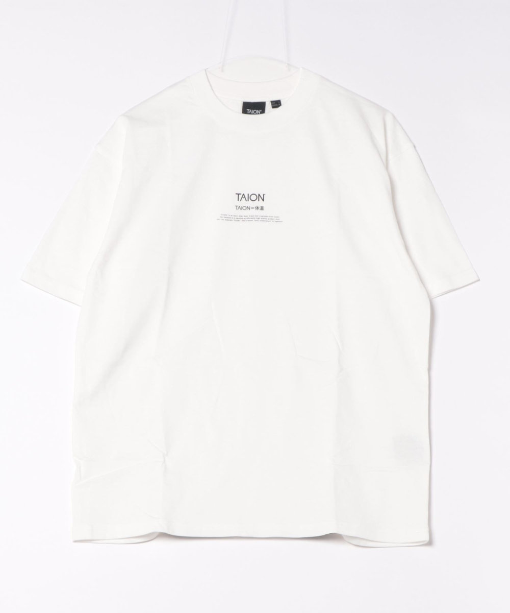 UNION STATION 【TAION】BASIC STORAGE T-SH CONCEPT / ベーシック ロゴ ストレージ Ｔシャツ ホワイト