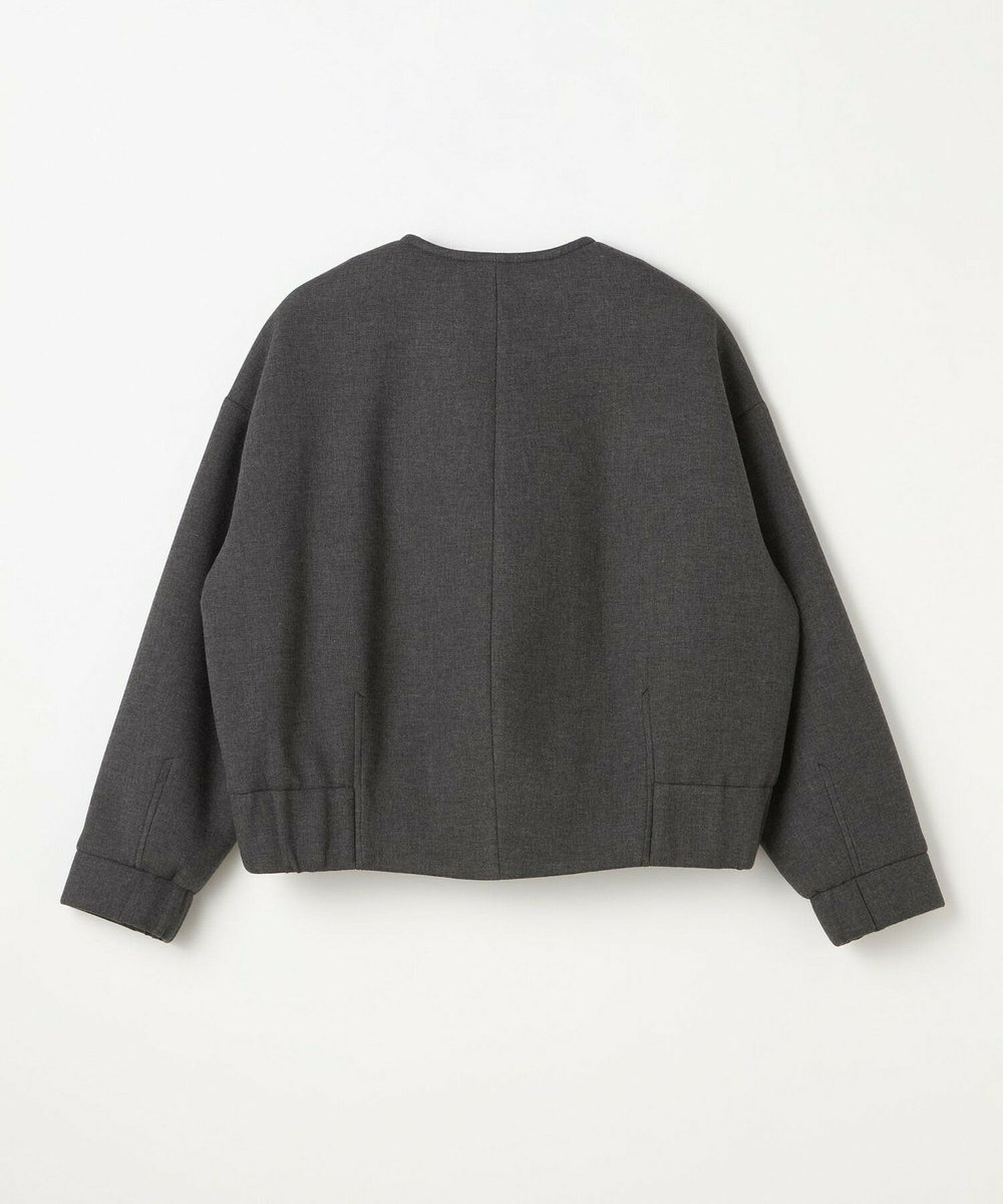 MOGA スポンディッシュボンディングショートコート チャコールグレー