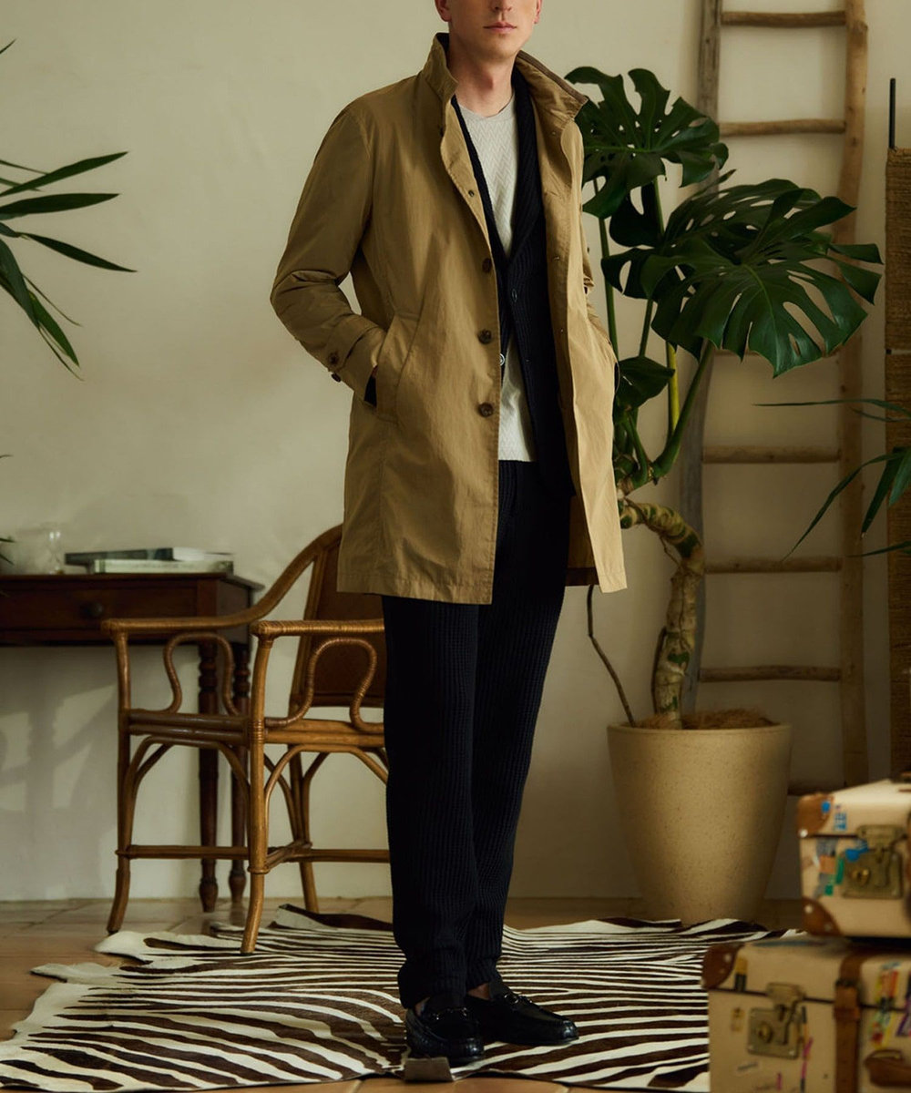 MEN'S BIGI オニワッフルジャケット ブラック