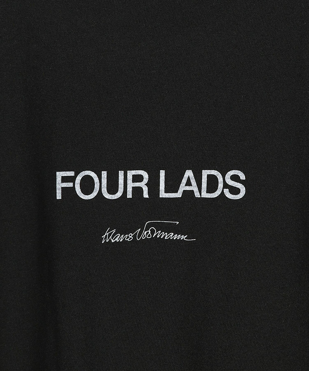 MEN'S BIGI 【THE CULTURE CODE x Klaus Voormann x MEN'S BIGI 】別注プリントT＜Four Lads＞ ブラック
