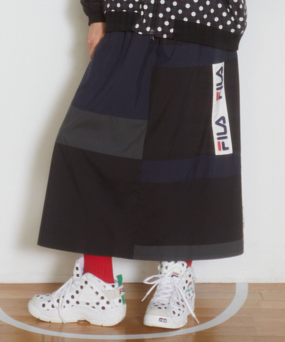 FRAPBOIS FILA×FRAPBOISスカート ブラック
