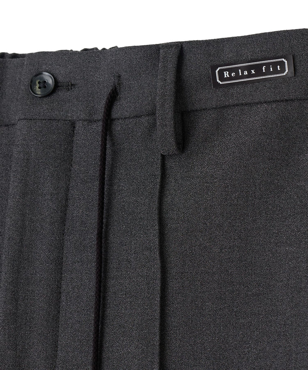 MEN'S BIGI PRES WARMアムンゼンストレッチイージーパンツ［発熱/保温/ストレッチ］ チャコールグレー