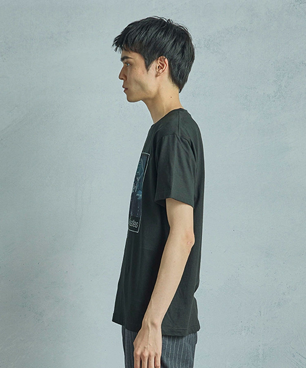 MEN'S BIGI 【THE CULTURE CODE x Klaus Voormann x MEN'S BIGI】 別注プリントT＜The Beatles＞ ブラック