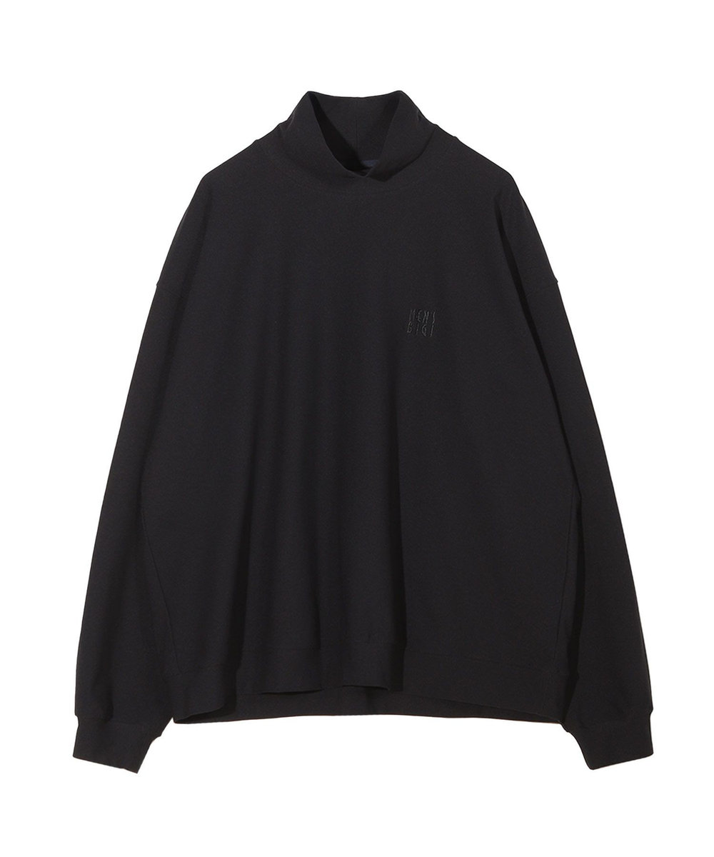 MEN'S BIGI 【50th Anniv . 中田 慎介】NYLON TURTLENECK CUT SEW ブラック