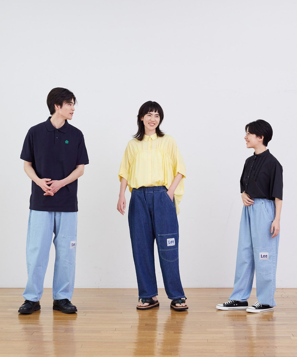 FRAPBOIS Lee×FRAPBOIS デニムパンツ サックスブルー