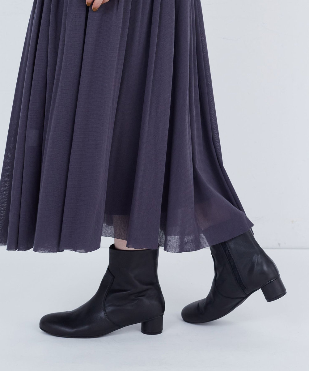 ADIEU TRISTESSE コットンチュールスカート ネイビー