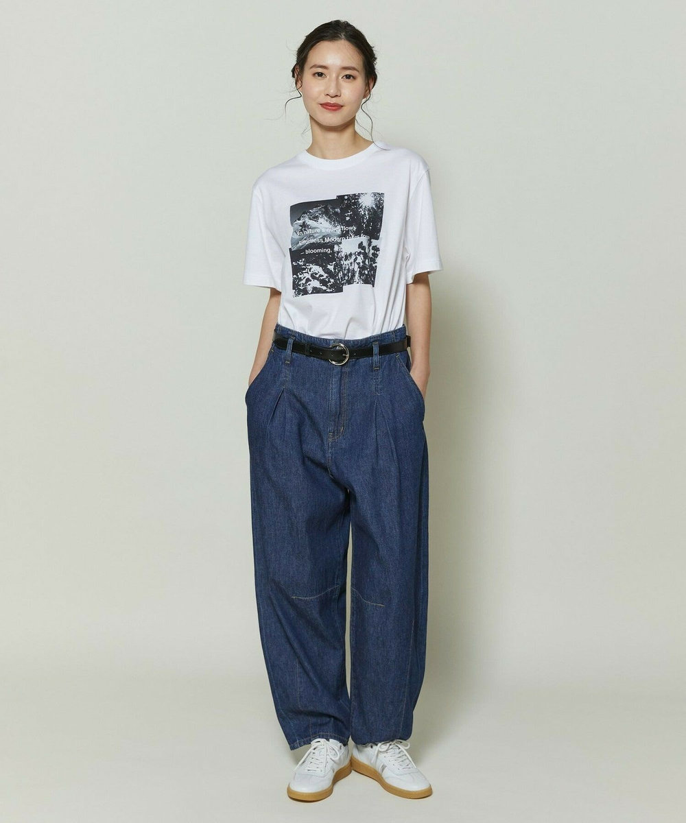L'EQUIPE フォトプリントTシャツ ホワイト