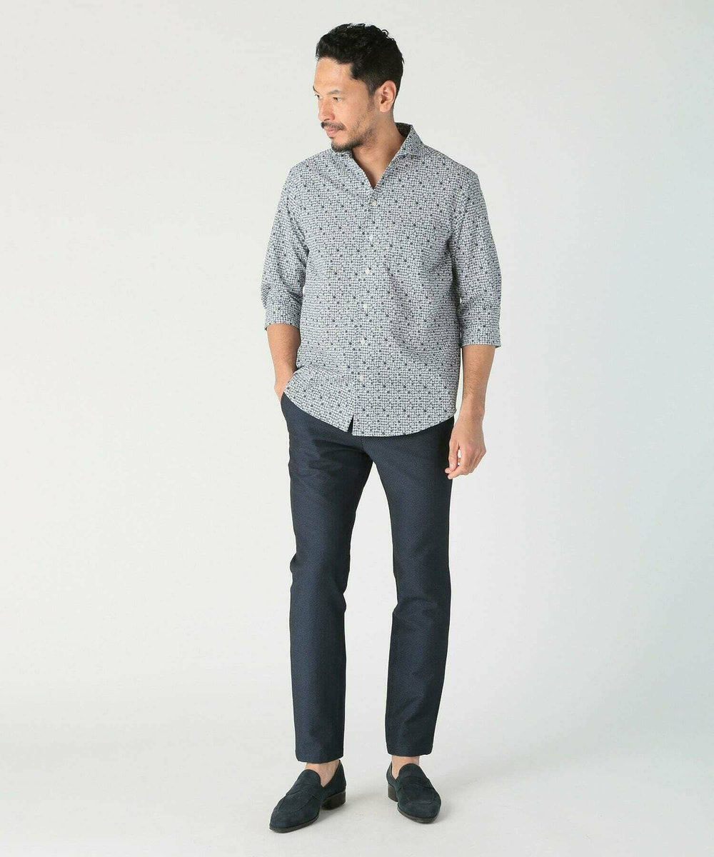 MEN'S BIGI ハイパワーストレッチ ツイルパンツ＜2wayストレッチ＞<接触冷感＞ ネイビー