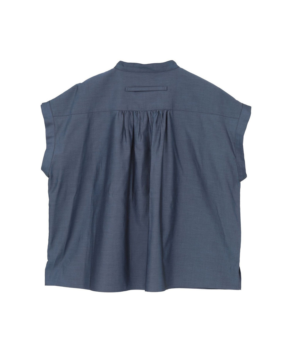 1er Arrondissement ＜TICCA（ティッカ）＞別注フレンチシャツブラウス ネイビー