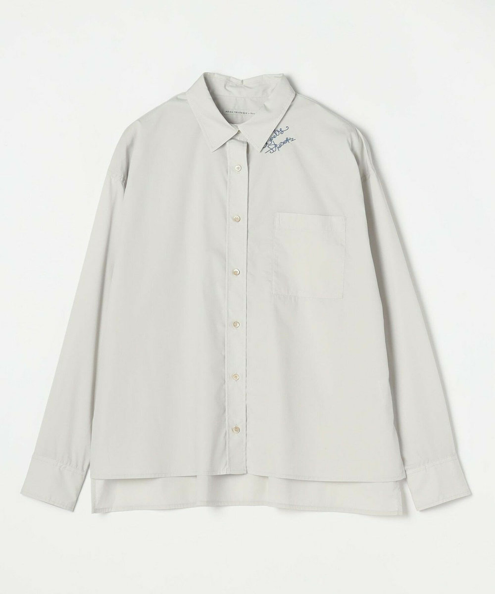 ADIEU TRISTESSE heso　ドローイング刺繍シャツ グレー