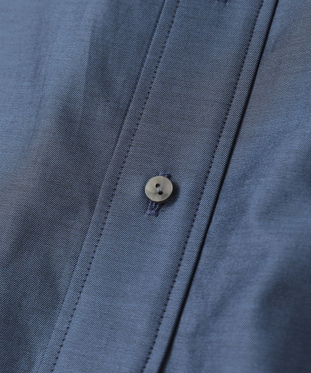 1er Arrondissement ＜TICCA（ティッカ）＞別注フレンチシャツブラウス ネイビー