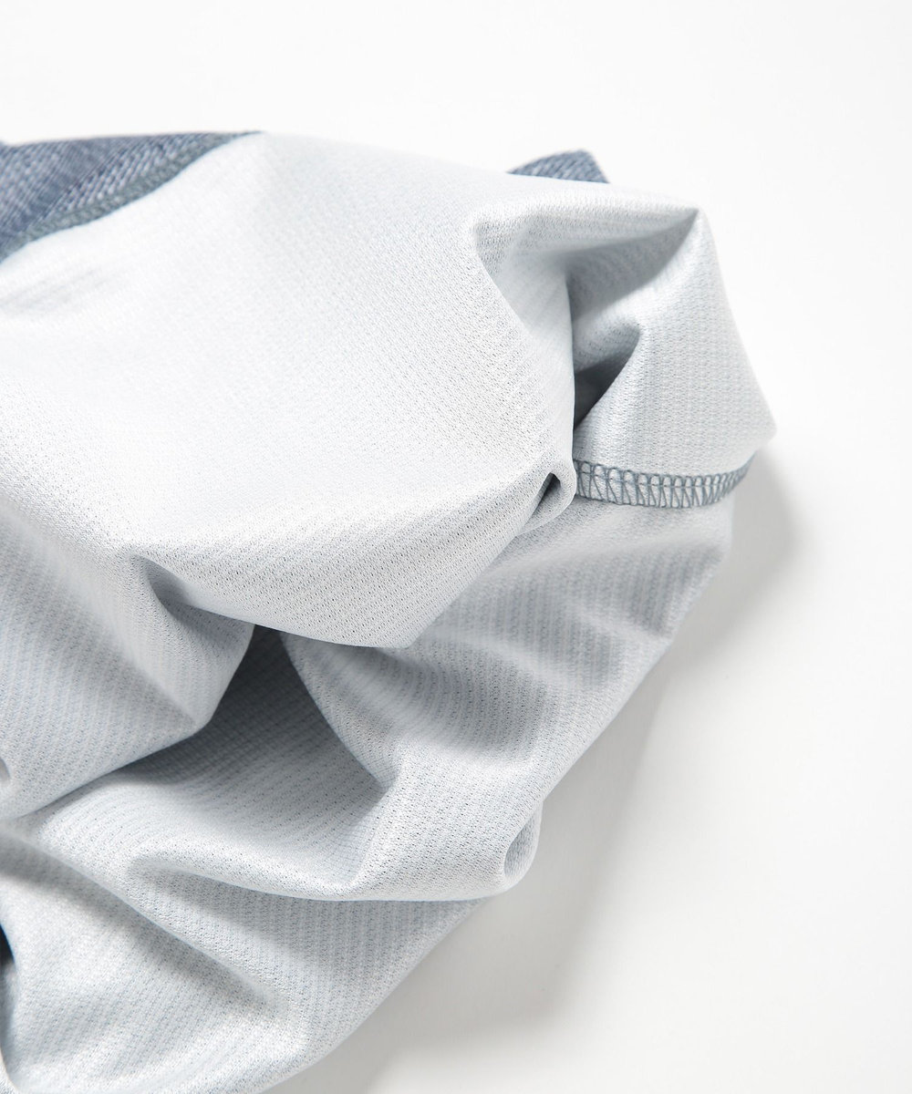 MEN'S BIGI 【ACTIVE TAILOR】COOLMAXツイルプリントジャージカットソー ブルー系その他
