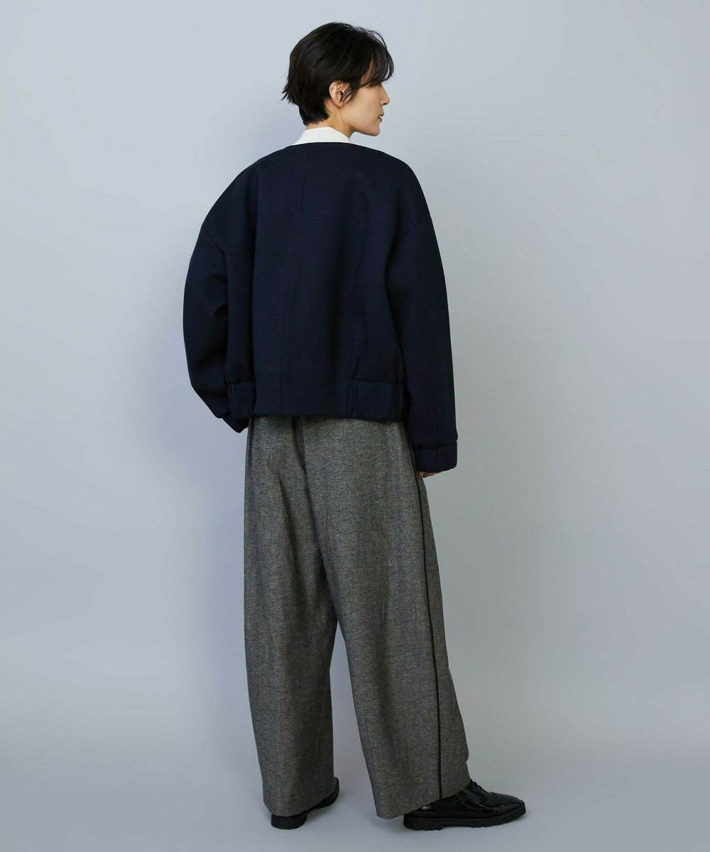 MOGA スポンディッシュボンディングショートコート ダークネイビー