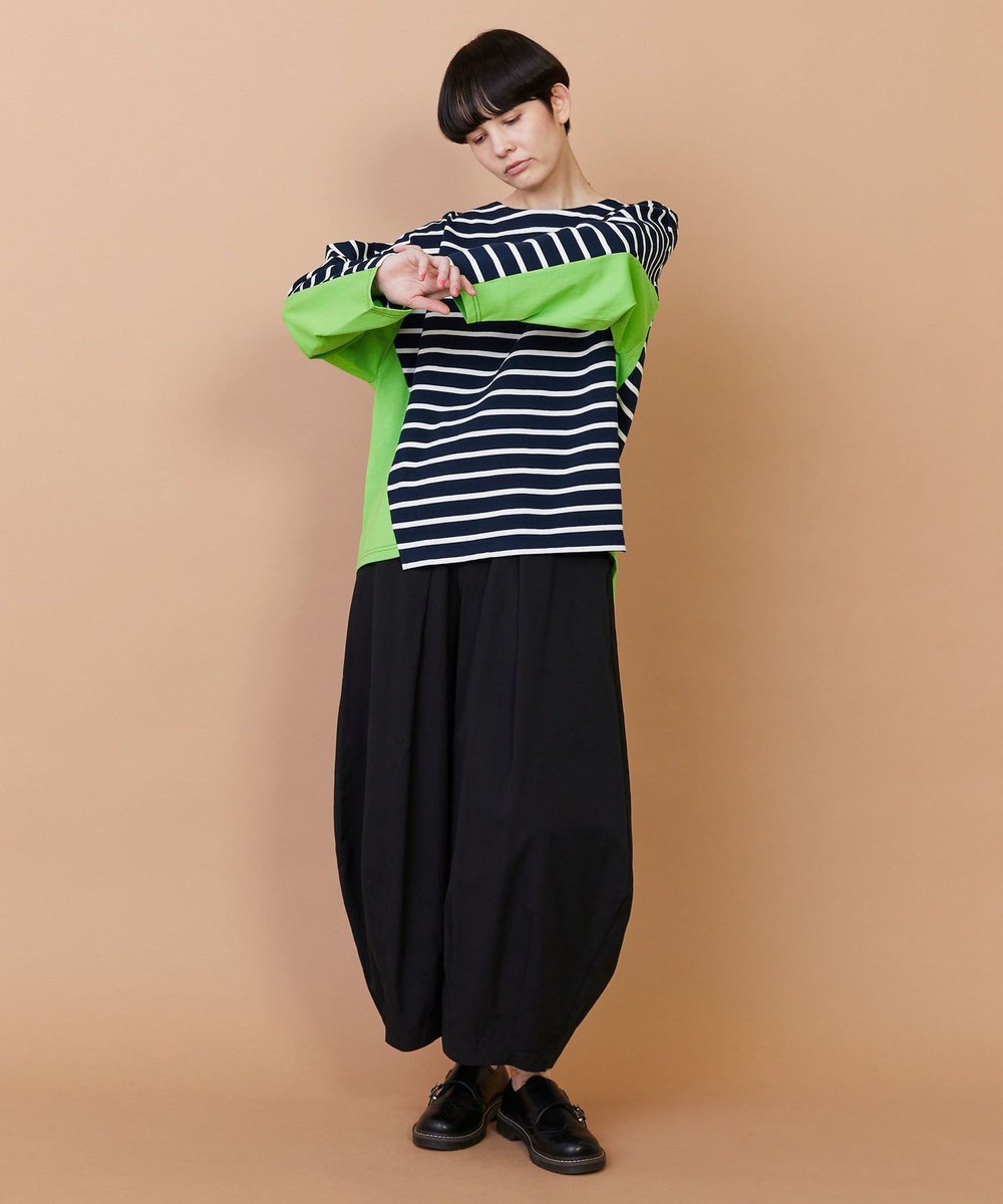 FRAPBOIS バスクボーダー カットソー ネイビー