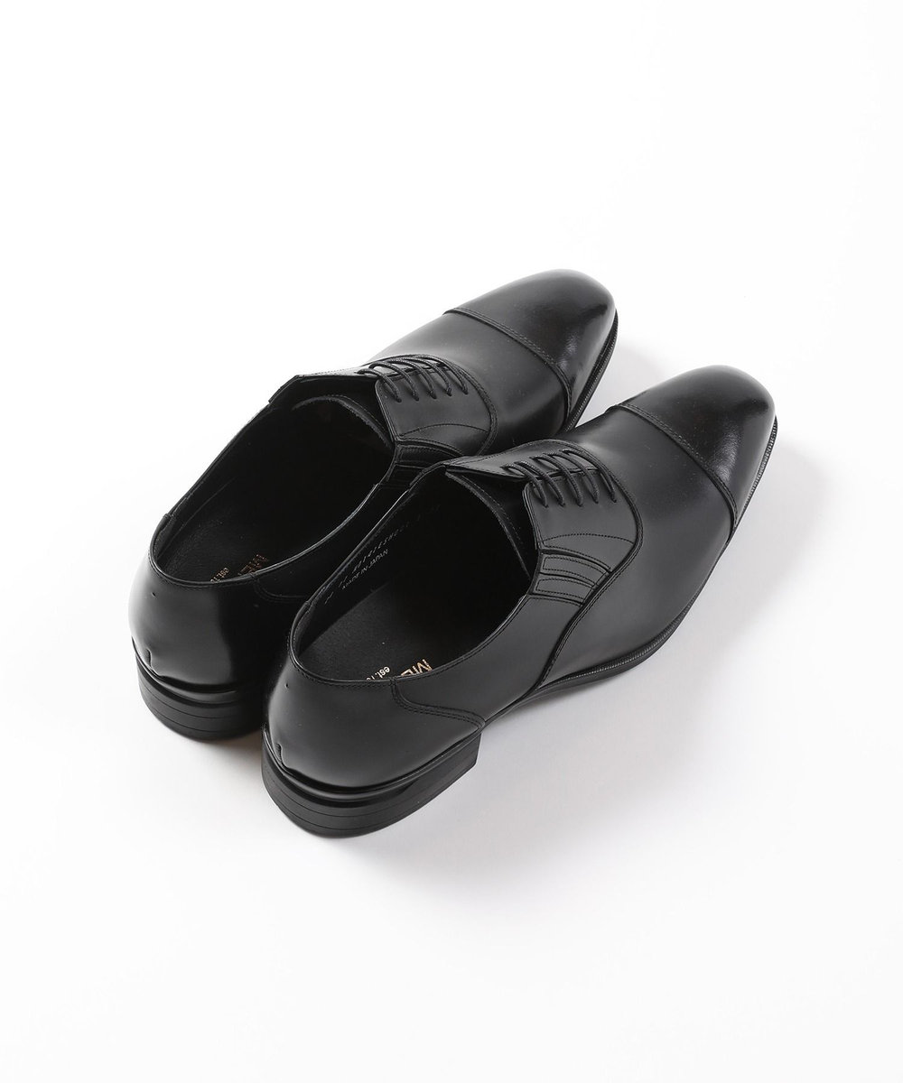 MEN'S BIGI キップスムースレザーコンフォートシューズ ブラック