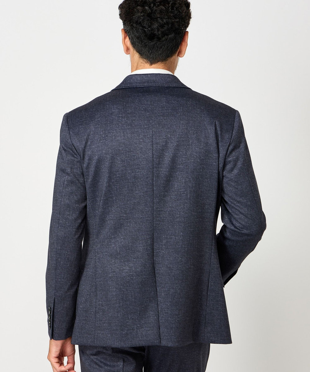 MEN'S BIGI 【ACTIVE TAILOR】エクストラTRジャージプリントテーラードジャケット＜セットアップ・スリーピース対応＞ ネイビー